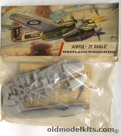 Airfix 1/72 Westland Whirlwind - Bagged, 99 plastic model kit